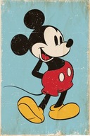 Retro plagát Mickey Mouse 61x91cm Retro plagát Mickey Mouse 61x91cm