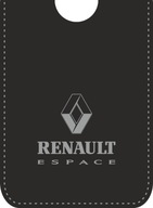 Čierne kožené puzdro na karty RENAULT ESPACE Čierne kožené puzdro na karty RENAULT ESPACE