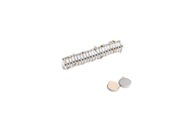 Cylindrický neodymový magnet MW 12x2 N38 s lepidlom 3M, sada 50 kusov Cylindrický neodymový magnet MW 12x2 N38 s lepidlom 3M, sada 50 kusov