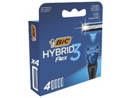 Bic System cartridge pre Hybrid Flex 3 žiletky Blister 1 balenie - 4 ks