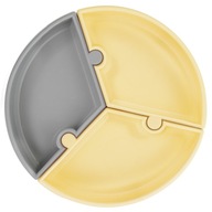 MINIKOIOI - žlto/šedá silikónová doska na puzzle