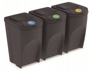 SADA KOŠÍKOV NA ODDELENIE ODPADU 3X35L SORTIBOX SADA KOŠÍKOV NA ODDELENIE ODPADU 3X35L SORTIBOX