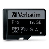 Pamäťová karta Micro SDXC Verbatim Pro U3 128 GB (90/45 MB/s) Class 10 U3 V30