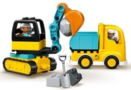 LEGO DUPLO Nákladné auto a bager 10931 20 ks. LEGO DUPLO Nákladné auto a bager 10931 20 ks.