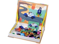 PUZZLE MAGNETICKÁ KNIHA KARTY VOZIDIEL PUZZLE MAGNETICKÁ KNIHA KARTY VOZIDIEL