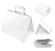 CATERING papierové tašky 32x22x24cm 50ks biele