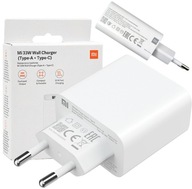 Nástenná nabíjačka Xiaomi Mi 33W Type-A + Type-C PD 3.0 Nástenná nabíjačka Xiaomi Mi 33W Type-A + Type-C PD 3.0