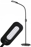 LED stojaca stolná lampa, čierna, 72 diód