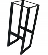 Pevný BLACK kovový rám, podkrovná taburetka, 72,5 cm