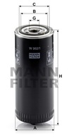 Hydraulický filter MANN-FILTER W 962/1