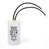 Štartovací kondenzátor motora 6uF 450V MIFLEX str. Štartovací kondenzátor motora 6uF 450V MIFLEX str.