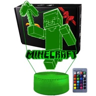 3D LED USB nočná lampa k darčeku MINECRAFT GAME 3D LED USB nočná lampa k darčeku MINECRAFT GAME