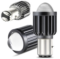 BA20D S2 led 35/35W objektív 2400lm 6000K + radiátor