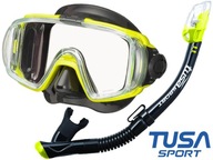 TUSA DIVING SET VISIO maska ​​+ šnorchel DRY VALVE UC3125 šnorchlovanie QBFY