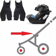 Adaptéry na autosedačku CYBEX ku kočíku ROAN BASS SOFT 2