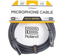 Mikrofónny kábel Roland RMC-G25 Gold 7,5m Mikrofónny kábel Roland RMC-G25 Gold 7,5m