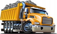 Nálepka na stavbu sklápača TRUCK Vehicles 66 Nálepka na stavbu sklápača TRUCK Vehicles 66