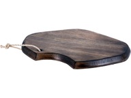 NATURAL Podnos na krájanie tabúľ 32 x 25 x 2,5 cm - MANGO drevo