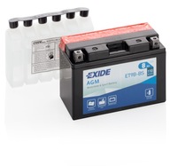Motobatéria Exide YT9B-BS 8Ah 110A Motobatéria Exide YT9B-BS 8Ah 110A