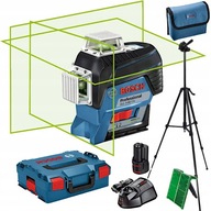 BOSCH Line laser 3 x 360° GLL 3-80 CG + statív BOSCH Line laser 3 x 360° GLL 3-80 CG + statív