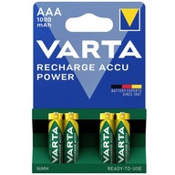BATÉRIE VARTA R3 AAA 1000 mAh 4 ks. BATÉRIE VARTA R3 AAA 1000 mAh 4 ks.