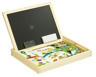MAGNETICKÁ TABUĽA NA KRIEDU s puzzle, VZOR D, 30 cm MAGNETICKÁ TABUĽA NA KRIEDU s puzzle, VZOR D, 30 cm