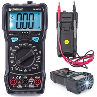 Digitálny elektrický multimeter LCD LED baterkový merač prúdu 600V bzučiak Digitálny elektrický multimeter LCD LED baterkový merač prúdu 600V bzučiak