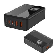 GaN 100W sieťová nabíjačka 2x USB-C, 2x USB-A GaN 100W sieťová nabíjačka 2x USB-C, 2x USB-A