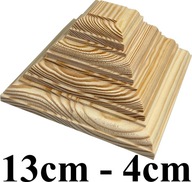 Baldachýny na drevenom stĺpiku Pyramída typ 13cm - 4cm Baldachýny na drevenom stĺpiku Pyramída typ 13cm - 4cm
