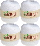 Šnúra MAXIMUM Opus - farba 001 Biela, 4 kusy