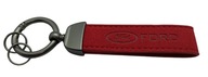 KEYRING KEYRING FORD ALCANTARA ČERVENÁ KOŽA KEYRING KEYRING FORD ALCANTARA ČERVENÁ KOŽA