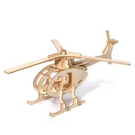 Malý príbeh Drevené puzzle 3D model - vrtuľník Malý príbeh Drevené puzzle 3D model - vrtuľník