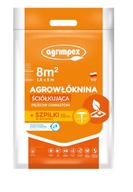 Čierna mulčovacia agrotextília 1,6 x 5 m 50 g/m² Čierna mulčovacia agrotextília 1,6 x 5 m 50 g/m²