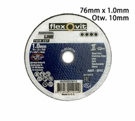 Kotúč rezný na kov 76x1,0x10 (10 ks) FLEXOVIT
