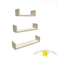 ZÁvesná POLICA MALÝ SADA 3 POLIC SONOMA BOARD18mm ZÁvesná POLICA MALÝ SADA 3 POLIC SONOMA BOARD18mm