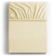Obliečka zo 100% česanej bavlny s gumičkou Cream 90x200 Restilo