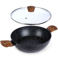 GRANITOVÁ panvica na vyprážanie, dusenie, pokrievka, 28 cm GRANITOVÁ panvica na vyprážanie, dusenie, pokrievka, 28 cm