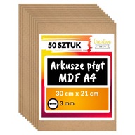 MDF na rezanie laserového gravírovania rezanie 3 mm A4 x 50 ks MDF na rezanie laserového gravírovania rezanie 3 mm A4 x 50 ks