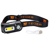 LED čelovka s pohybovým senzorom Teger 200lm LED čelovka s pohybovým senzorom Teger 200lm