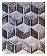 Tapeta na stenu s geometrickými vzormi a 3D efektom Tapeta na stenu s geometrickými vzormi a 3D efektom