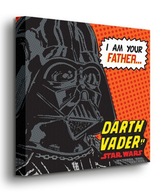 Obraz na plátne Star Wars Darth Vader Obrázky na stenu 40x40 cm Obraz na plátne Star Wars Darth Vader Obrázky na stenu 40x40 cm