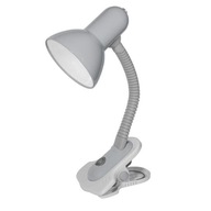 Suzi E27 strieborná klipsová stolná lampa Kanlux Suzi E27 strieborná klipsová stolná lampa Kanlux