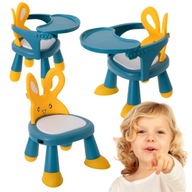 Detská stolička a stolík na hranie a kŕmenie