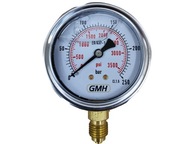 GLYCERÍNOVÝ MANOMETER 250 BAR FI 63 MM