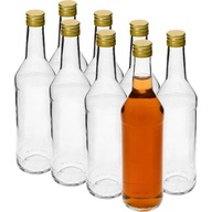 8 ks fliaš 500ml 0,5l na vodku šťavy moonshine tinkture sirup BROWIN 631405 8 ks fliaš 500ml 0,5l na vodku šťavy moonshine tinkture sirup BROWIN 631405