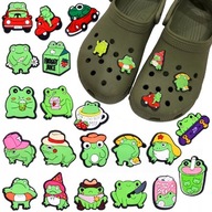 ODZNAKOVÝ ŠTÍTOK DO OBUV CROCS CROCS DEKORÁCIA ŽABA FROG 20 KS ODZNAKOVÝ ŠTÍTOK DO OBUV CROCS CROCS DEKORÁCIA ŽABA FROG 20 KS
