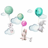 Samolepky na stenu BUNTS, CLOUDS, BALOONS pre deti Samolepky na stenu BUNTS, CLOUDS, BALOONS pre deti