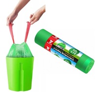 Super pevné vrecia na odpadky s páskou, 60L, 100 ks Super pevné vrecia na odpadky s páskou, 60L, 100 ks