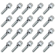 Skrutky na ráfiky M12x1,25 kužeľový kľúč 17 40mm Skrutky na ráfiky M12x1,25 kužeľový kľúč 17 40mm