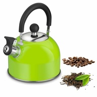 Zelená kanvica s píšťalkou, pohodlná, malá PLYNOVÁ kanvica, INDUKČNÁ, 2L guľa Zelená kanvica s píšťalkou, pohodlná, malá PLYNOVÁ kanvica, INDUKČNÁ, 2L guľa